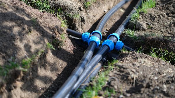 Underground Water Line Installation in Bloomfield Hills